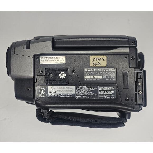 SONY Handycam CCD-TRV52 Vision Steady Shot 8 Camcorder 30x Digital Zoom Untested - Picture 9 of 12